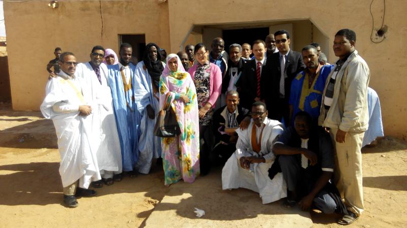 EbA South Mauritania - National team receving the visit of the Project Manager and Technical Advisor